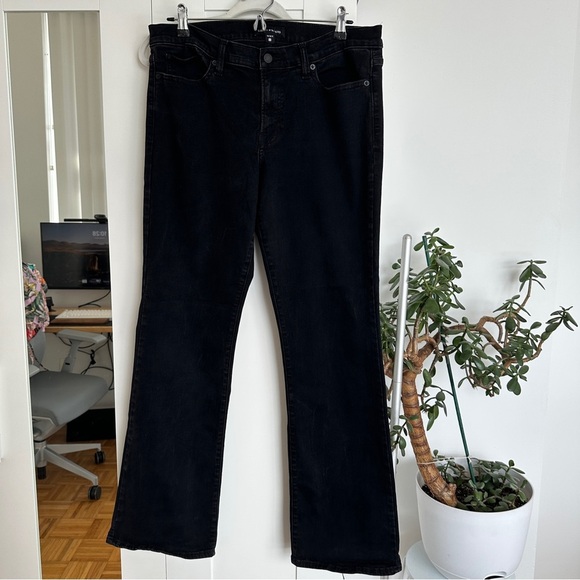 Lucky Brand Black Mid Rise Sweet Boot Cut Jeans - Picture 1 of 5